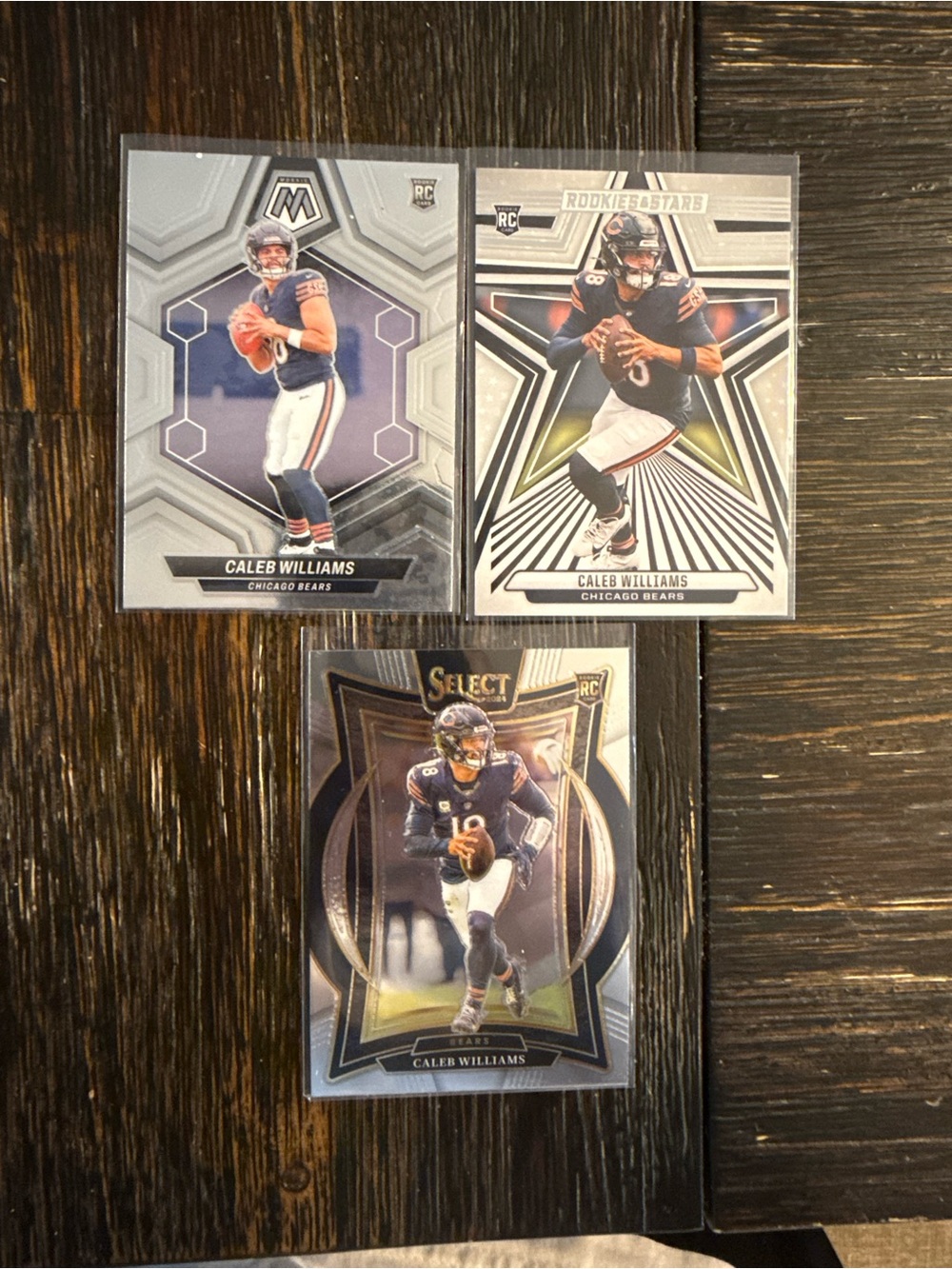 Caleb Williams Rookie cards